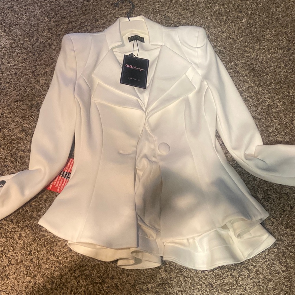 White blazer